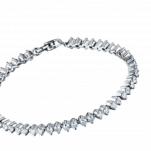 Браслет из белого золота с бриллиантами (изготовление)