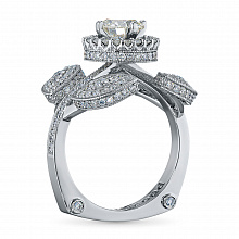 Кольцо из белого золота с бриллиантами (изготовление)