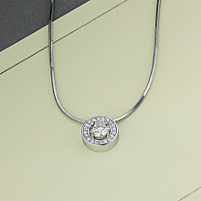 Подвеска из белого золота с бриллиантами (изготовление)