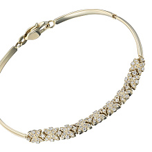 Браслет из желтого золота (изготовление) с бриллиантами