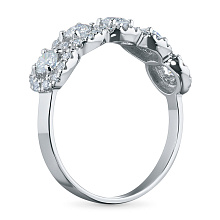 Кольцо из белого золота с бриллиантами (изготовление)