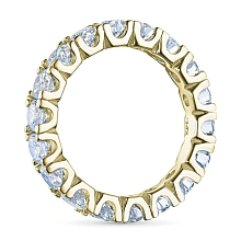 Кольцо из желтого золота c бриллиантами