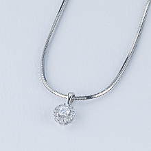 Подвеска из белого золота с бриллиантами (изготовление)