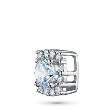 Подвеска из белого золота c бриллиантами