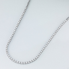 Колье из белого золота с бриллиантами (изготовление)