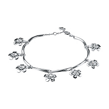 Браслет из серебра (изготовление) с бриллиантами