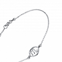 Браслет из серебра с бриллиантом (изготовление)