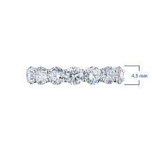 Кольцо из белого золота c бриллиантами