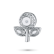 Подвеска из серебра (изготовление) с бриллиантом