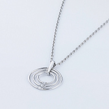 Подвеска из белого золота с бриллиантами (изготовление)