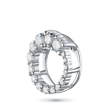 Подвеска из белого золота (изготовление) с бриллиантами