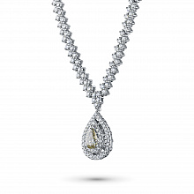 Колье из белого золота с бриллиантами (изготовление)