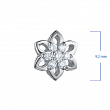 Подвеска из белого золота с бриллиантами (изготовление)