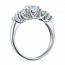 Кольцо из белого золота (изготовление) с бриллиантами