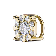 Подвеска из желтого золота c бриллиантами