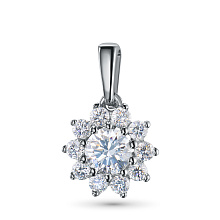 Подвеска из белого золота (изготовление) с бриллиантом