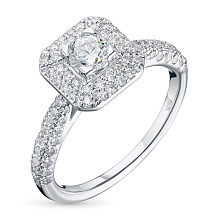 Кольцо из белого золота с бриллиантом (изготовление)