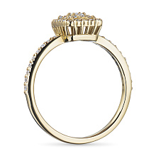 Кольцо из желтого золота с бриллиантами (изготовление)