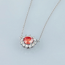 Колье из белого золота (изготовление) с бриллиантами