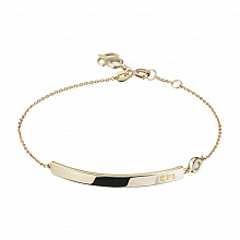 Браслет из желтого золота с бриллиантом (изготовление)