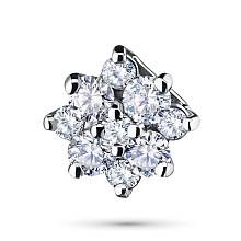 Подвеска из белого золота c бриллиантами