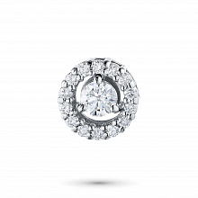 Подвеска из белого золота с бриллиантами (изготовление)