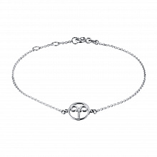 Браслет из серебра с бриллиантом (изготовление)