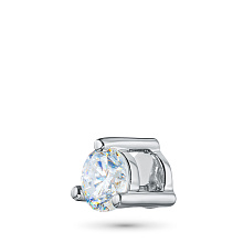 Подвеска из серебра с бриллиантом