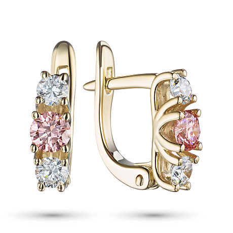 Серьги из желтого золота