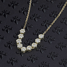 Колье из желтого золота с бриллиантами (изготовление)