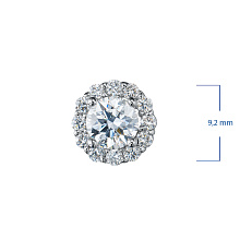 Подвеска из белого золота c бриллиантами