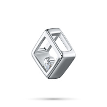 Подвеска из серебра (изготовление) с бриллиантом