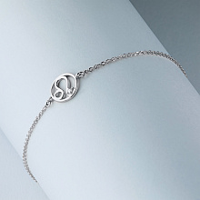 Браслет из серебра (изготовление) с бриллиантом