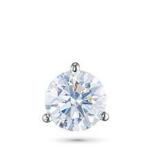 Подвеска из белого золота с бриллиантом