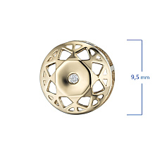 Подвеска из желтого золота с бриллиантом (изготовление)