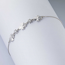 Браслет из белого золота с бриллиантами (изготовление)