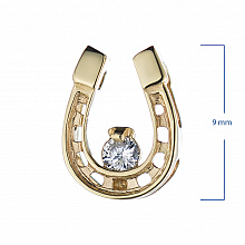 Подвеска из желтого золота с бриллиантом (изготовление)