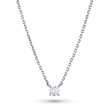 Колье из серебра с бриллиантом