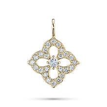 Подвеска из красного золота с бриллиантами (изготовление)