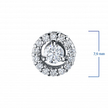 Подвеска из белого золота с бриллиантами (изготовление)