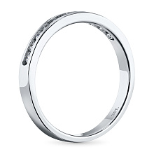 Кольцо из белого золота с бриллиантами