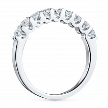 Кольцо из белого золота с бриллиантами (изготовление)