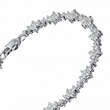 Браслет из белого золота с бриллиантами (изготовление)