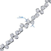 Браслет из желтого золота с бриллиантами (изготовление)