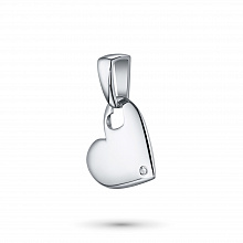 Подвеска из белого золота с бриллиантом (изготовление)