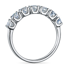 Кольцо из белого золота c бриллиантами