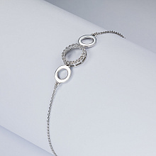 Браслет из белого золота c бриллиантами