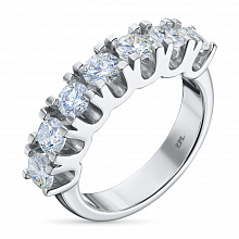 Кольцо из белого золота с бриллиантами (изготовление)