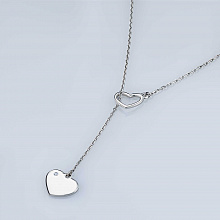 Колье из белого золота с бриллиантом (изготовление)