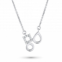 Колье из белого золота с бриллиантами (изготовление)